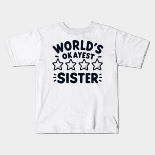 Sisterly Charm Rating Kids T-Shirt